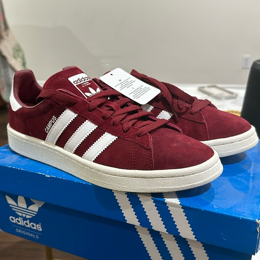 Adidas Campus 'Collegiate Burgundy' size 7.5 M